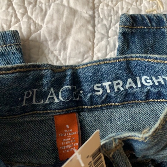 NWT Boys Children’s Place Jeans size 5 slim - Picture 2 of 4
